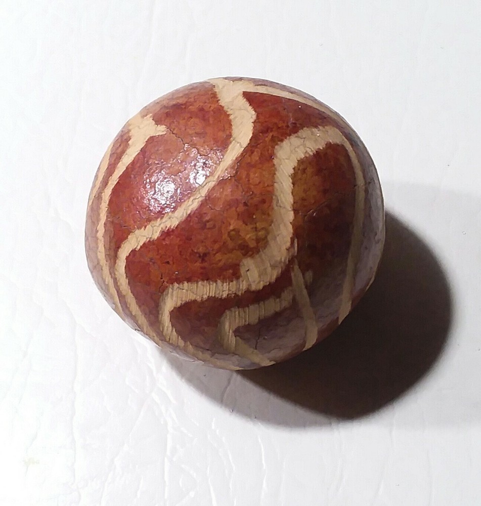 Small Peruvian gourd rattle. 2.5", original, handcarved. 