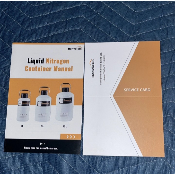 Bonvoisin 10L Liquid Nitrogen Container Cryogenic Container