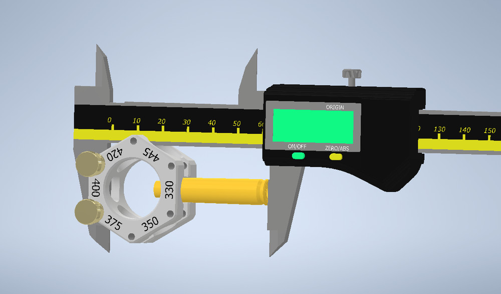 TSS Hexagonal Headspace Datum Shoulder Bump Comparator Tool