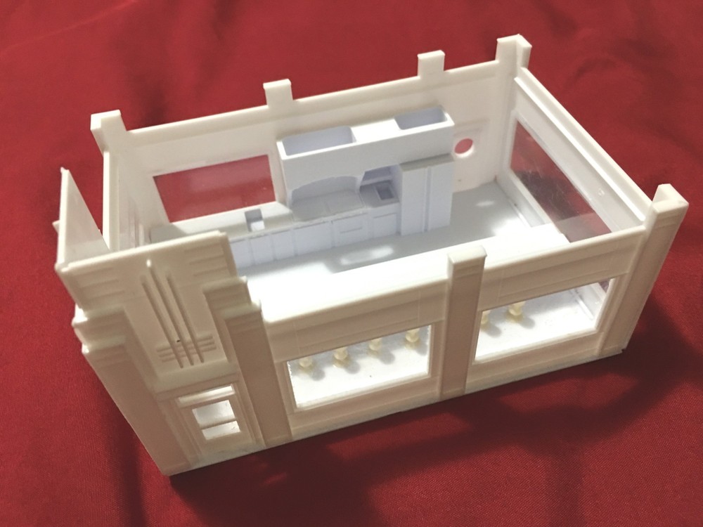 Interior kit for the Walthers White Tower Restaurant