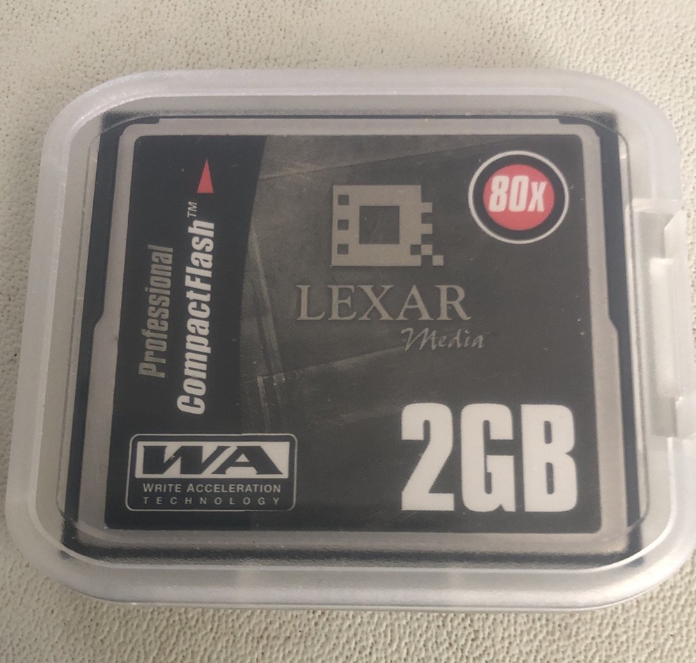 Lexar Professional 2GB 80x Speed CompactFlash Memory Card Tested