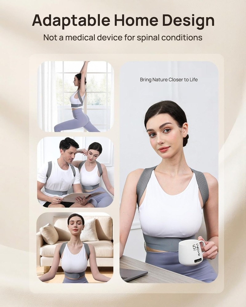 OFIR Innovative Counter-Curve Mechanics Upper Back Brace Posture Corrector fo...
