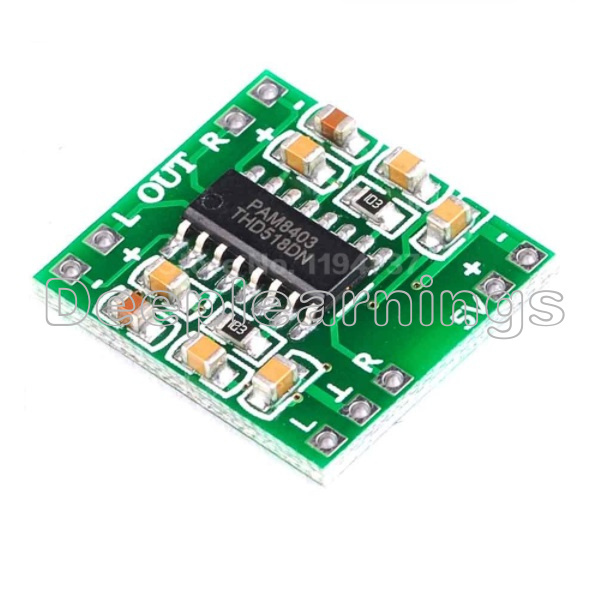 3PCS PAM8403 Audio Module 2 Channel Digital USB Power Class D Amplifier Board 3W