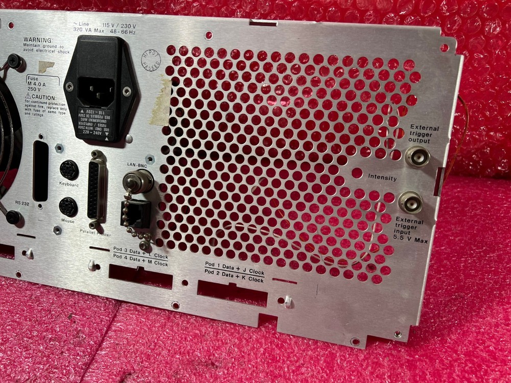 Agilent HP 1670D Deep Memory Logic Analyzer ''Back Panel''