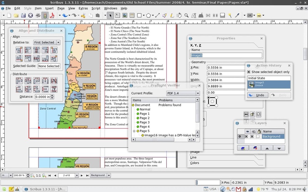 Scribus Desktop Publishing Pro Software for Windows 2026 | Print Design on USB