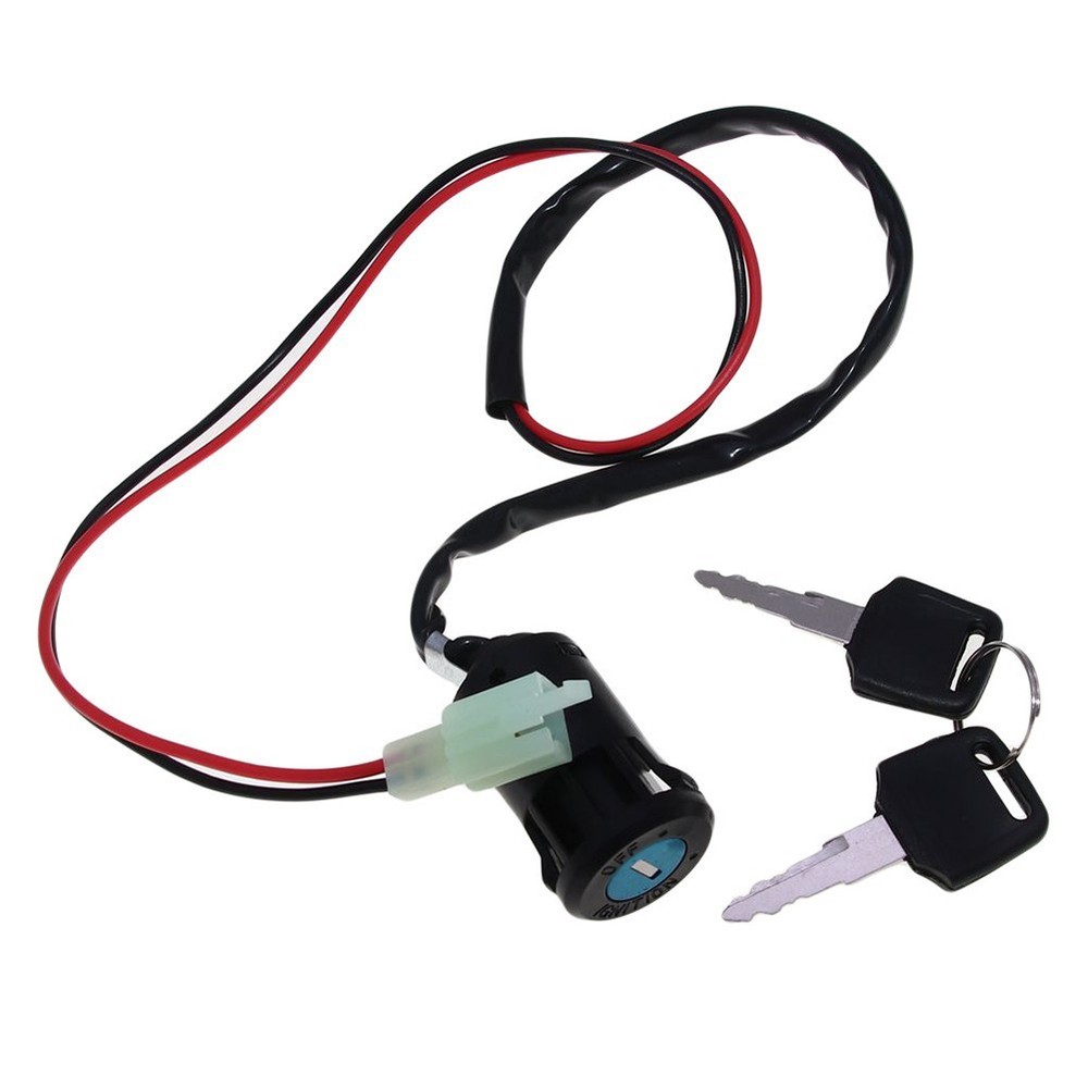 Power Lock Ignition Switch Scooter Accessories Replacement Parts 2 Wire
