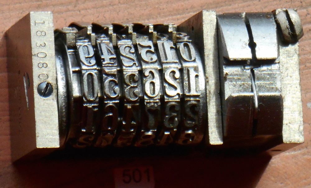 Letterpress Numbering Machine (BOSTON)