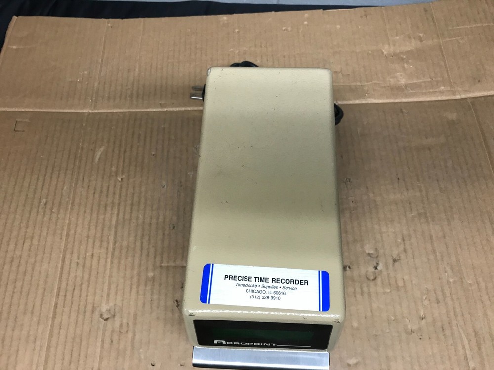 Acroprint Heavy Duty Time Recorder ETC - No Key