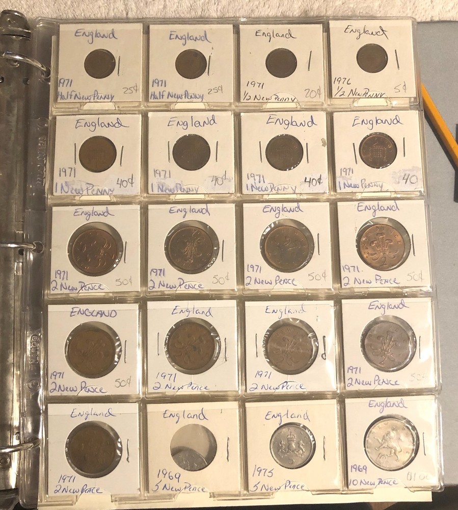 world coins lot bulk old