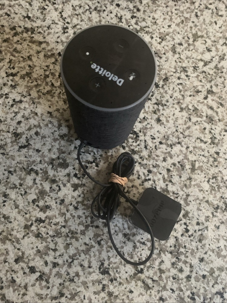 Amazon Echo (2nd Generation) Smart Assistant - Charcoal Fabric