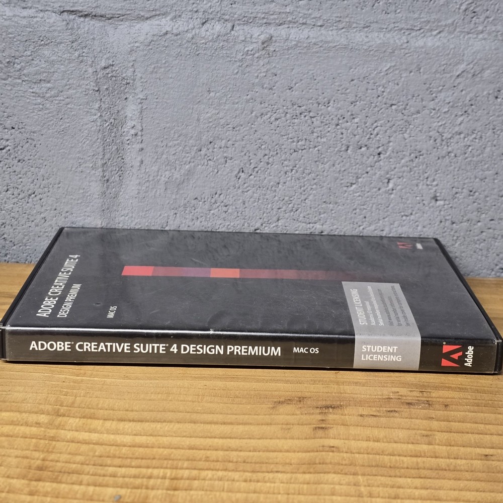 Adobe Creative Suite 4 CS4 Design Premium Mac OS Student Version WITH Serial #