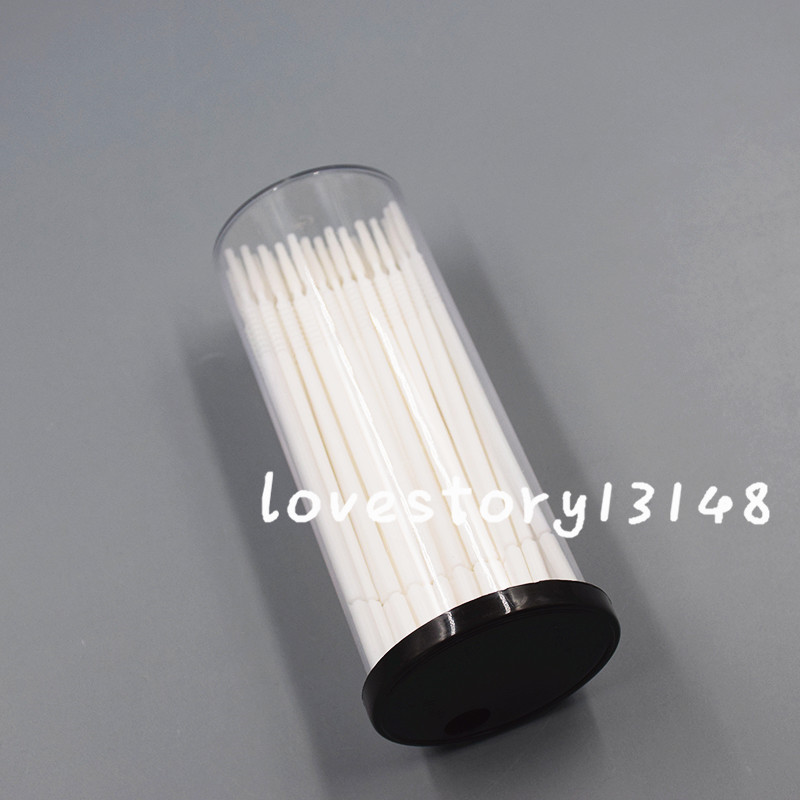 Dental Disposable Micro Brush Bendable Applicator Tips Long Cylidner Stick