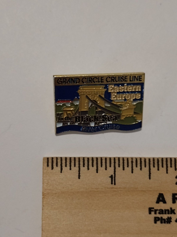Black Sea River Cruise Grand Circle Lapel Pin