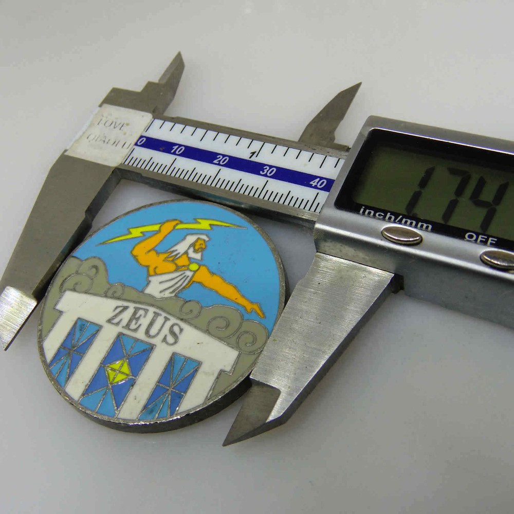 ZEUS SURVIVABILTY DISCIPLINE GROUP CHALLENGE COIN