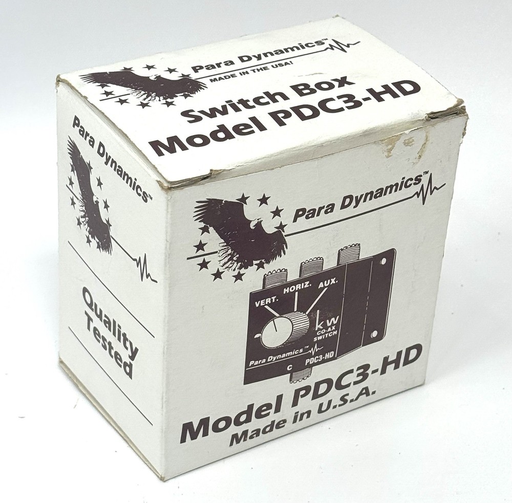 Para Dynamics PDC3-HD Coaxial Switch Box for Ham Radio