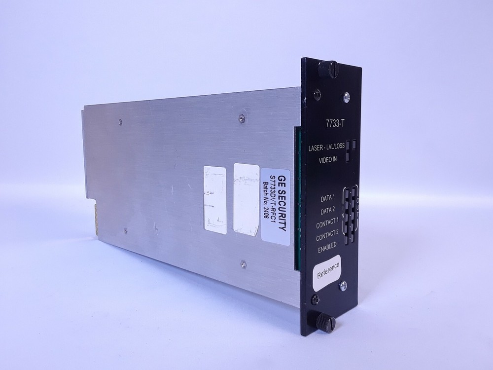 GE SECURITY S7733DVT-RST1 SM Video 2-Way 2-CH MPD Data, Rx, Rack