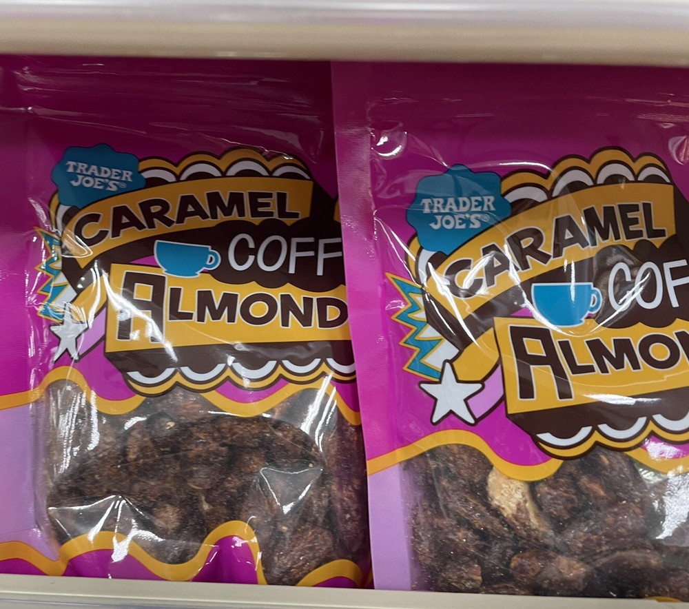 2 Pack Trader Joe’s Caramel Coffee Almonds