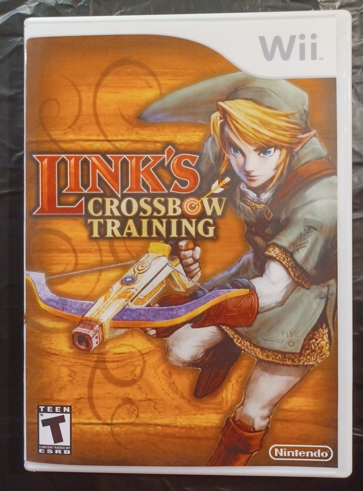 Link's Crossbow Training REPLACEMENT Case + Artwork ONLY - NO GAME nintendo art