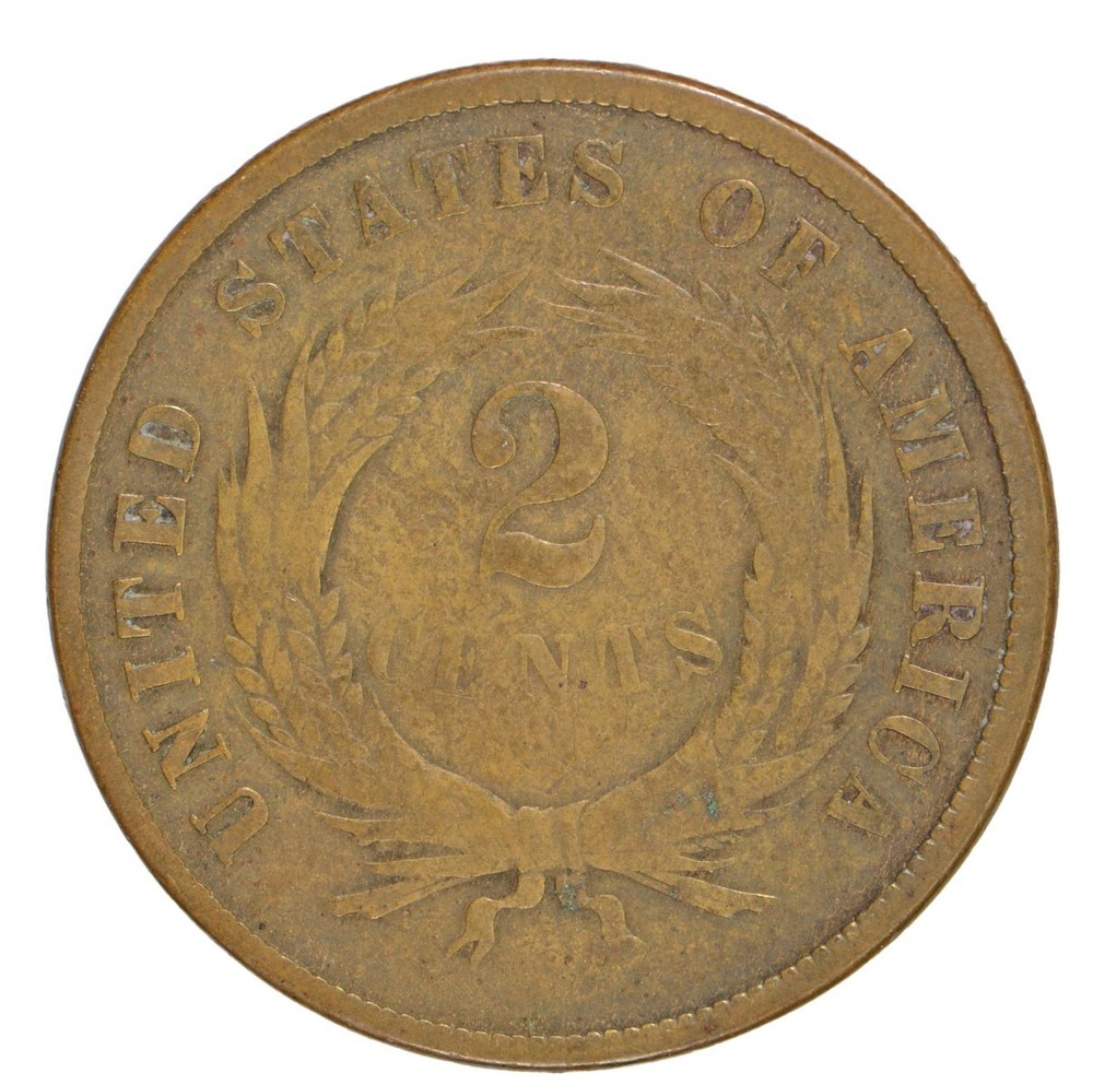 1871 Two Cent Piece ~ Good
