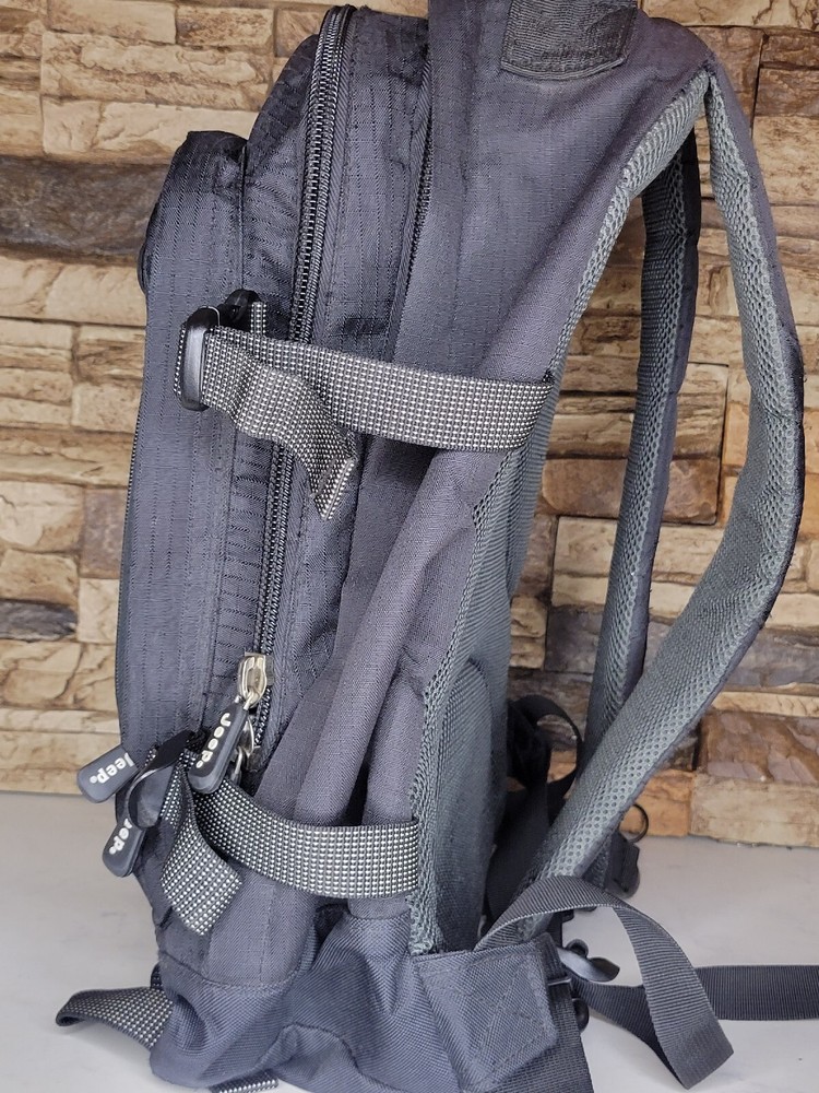2012 Jeep Rugged Backpack with Waist Buckle and Handle