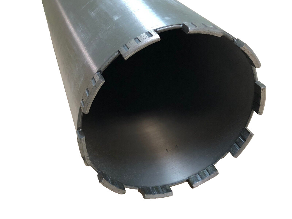 6'-Inch Toolocity Stainless Body Diamond Concrete Core Bit 1-1/4"-7 Thread