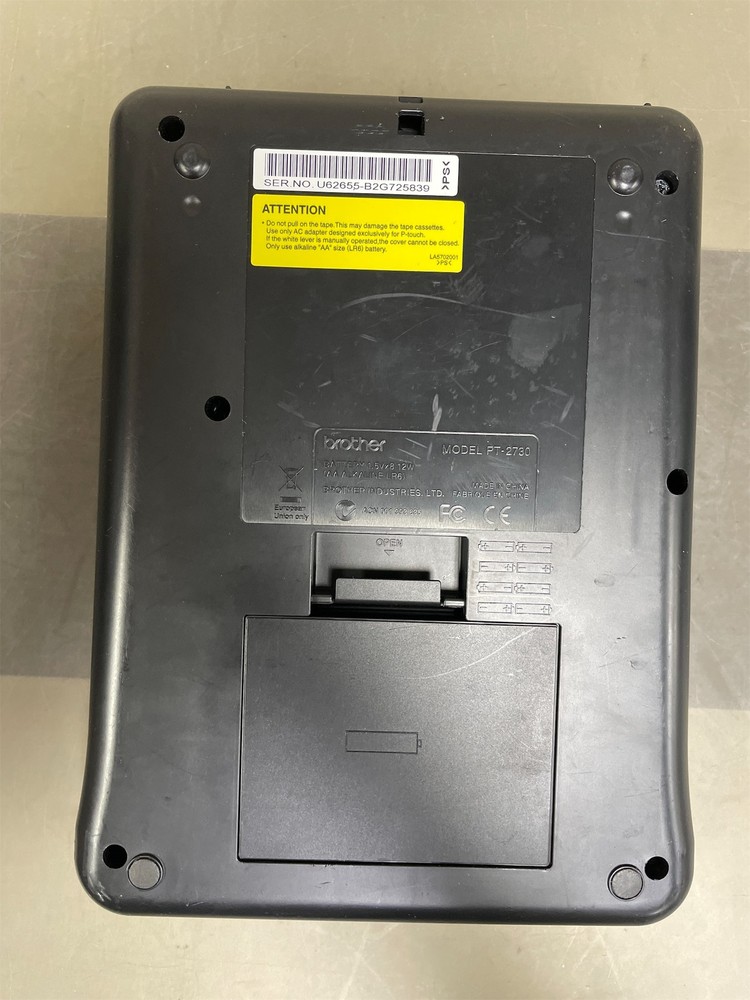 Brother labeling system Pt-2730 1