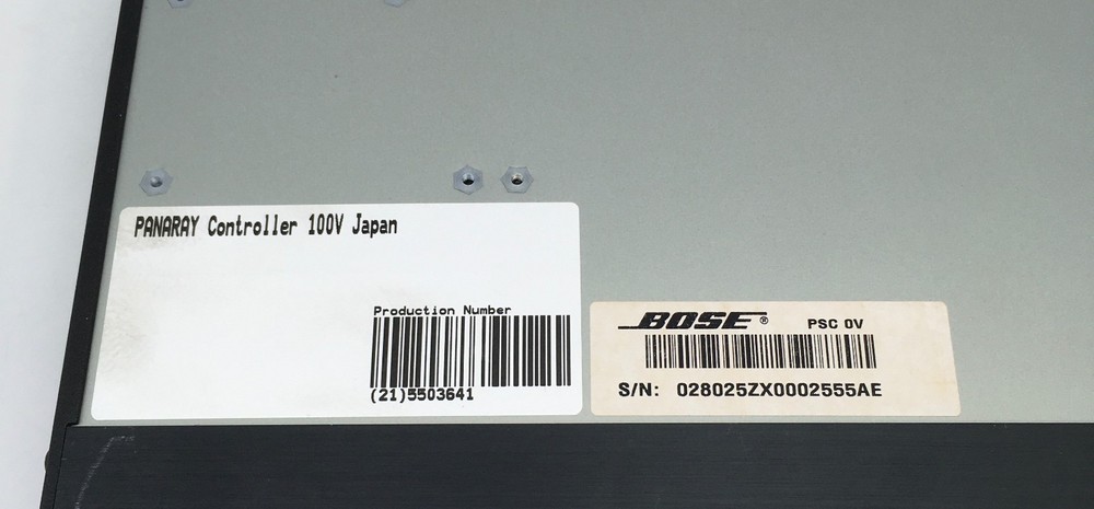 Bose Panaray System Digital Controller Working Tested Sound Processor Black