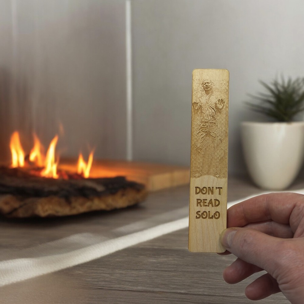 Bookmark - Dont read Solo - Birch wood