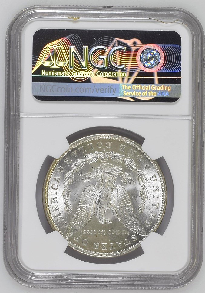 1885-O Morgan Silver Dollar, NCG MS 64