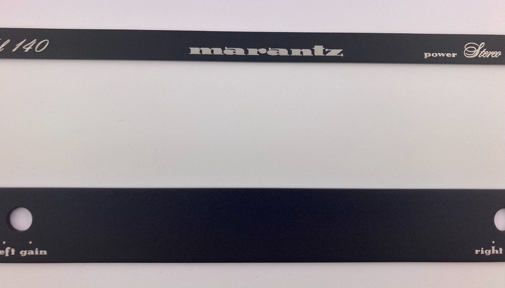 New! Marantz 140 Receiver Front Panel Faceplate (Face Plate) Black