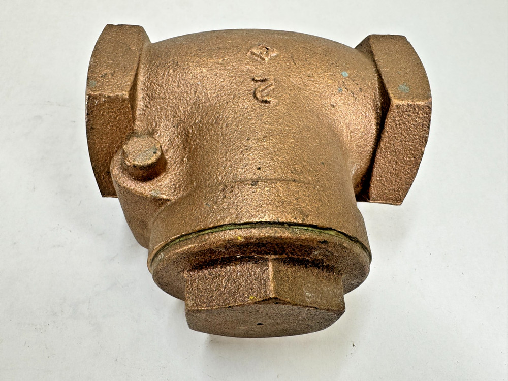 Bronze Swing Check Valve 2" NPT Thread End 125-S / 200-CWP