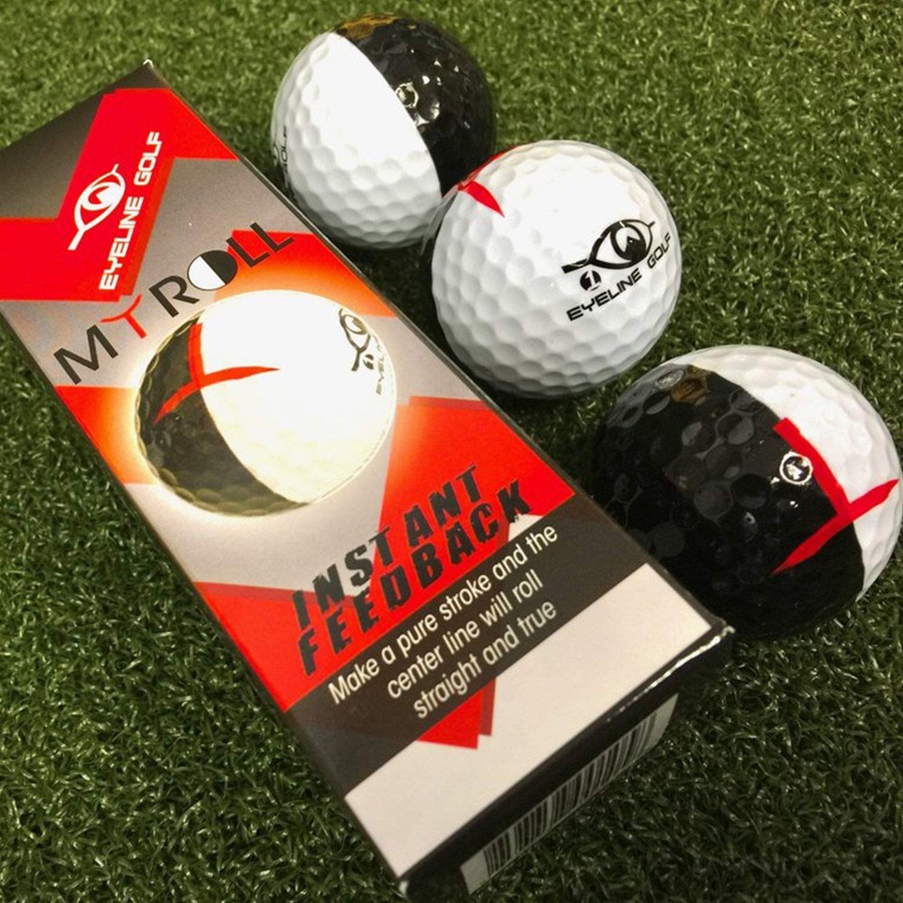 Golf Training Balls 3 Pack Putting Practice Alignment Balls