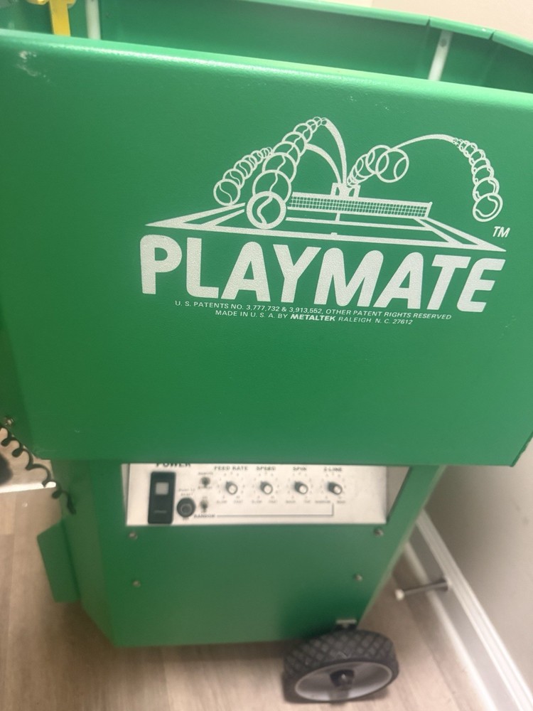 Playmate Tennis Ball Machine with Removable Battery Pack