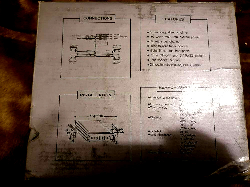 Vintage Equalizer ITTO RS 7100 HP- 150W