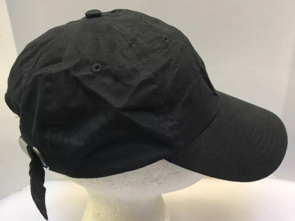 Absolut Vodka Men OSFA Baseball Cap StrapBack Hat Black Logo