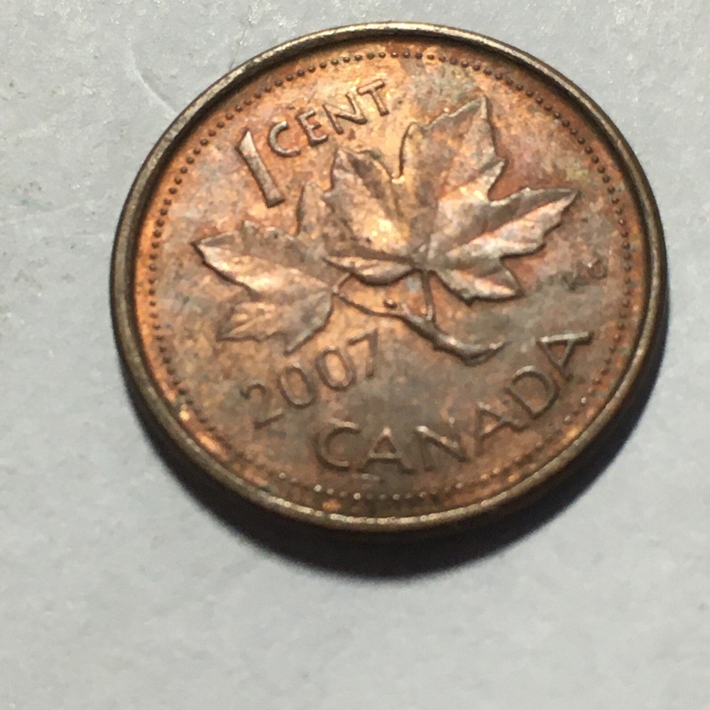 2007 CANADA ONE CENT COIN. K.G.
