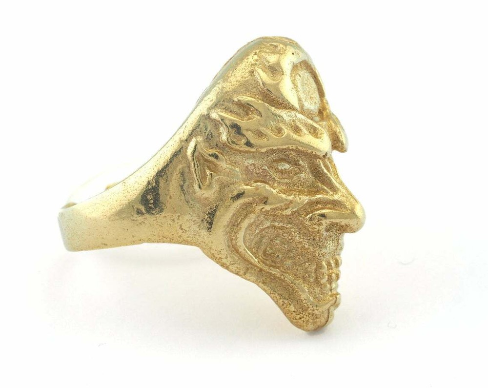 Devil Adjustable Ring (Color Options) Brass 20mm 10.5US innsize Adjustable 2869