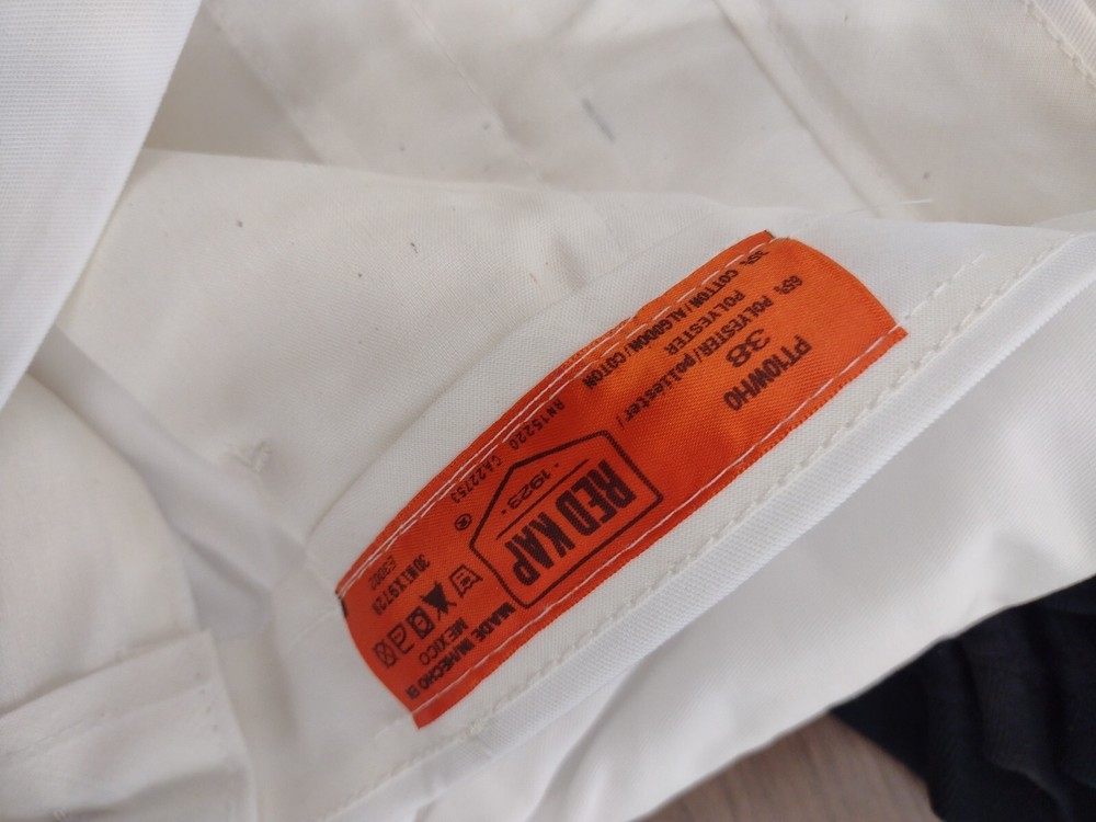 Red Kap Uniform Pants Men's White Size 38
