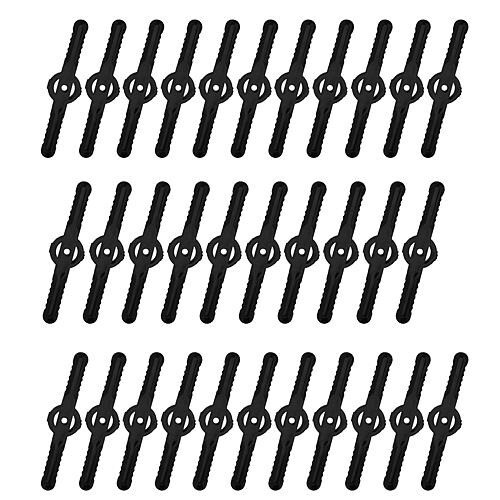32Pcs Plastic Blades Replacement for Cordless Weed Trimmer