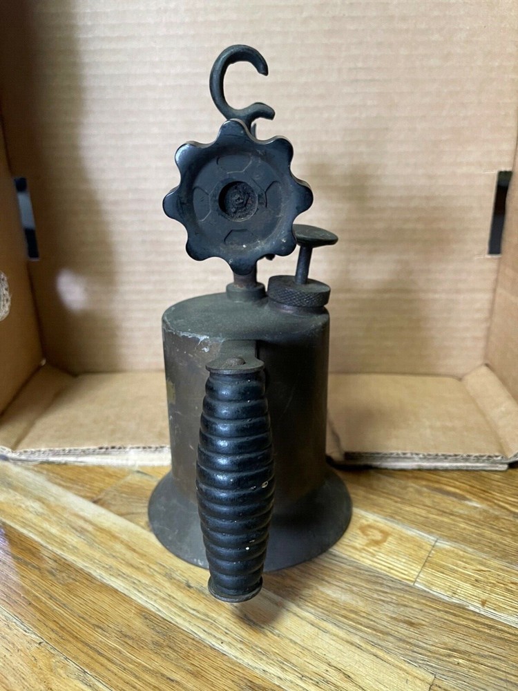 Antique Brass Blow Torch Untested 