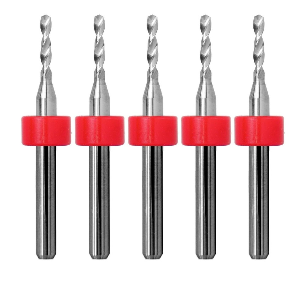 1.75mm Solid Carbide Drill Bit – 5 Pack – CNC – Factory Resharpened