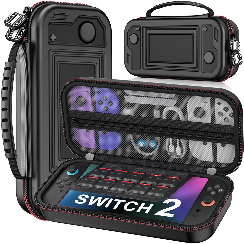 Switch Carrying Case Hard Shell Protective for Nintendo Switch 2 Accessories