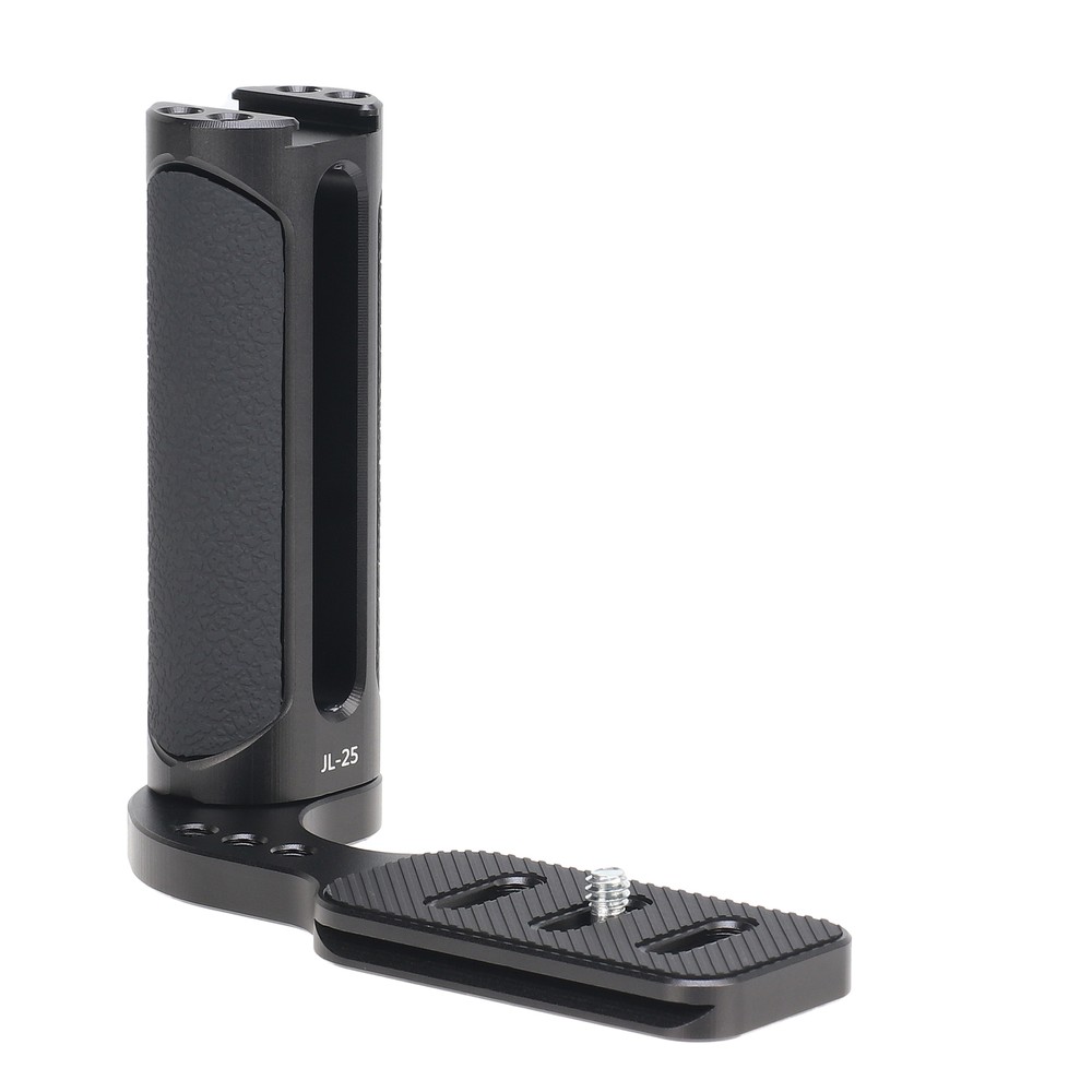 Universal L-Shaped Bracket Holder with Handele Grip for DSLR Camera Stabilizer