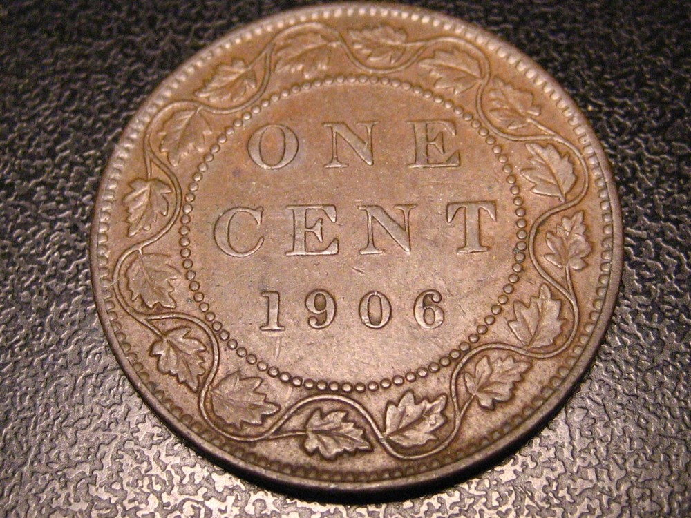 1906 Canadian Large Cent