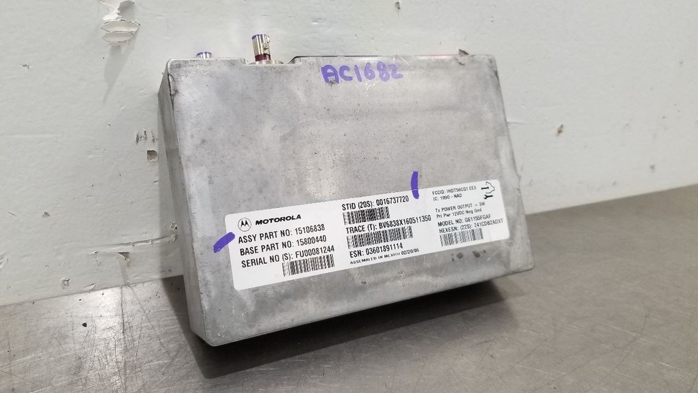 07 CHEVY TAHOE COMMUNICATION ONSTAR CONTROL MODULE 15106838