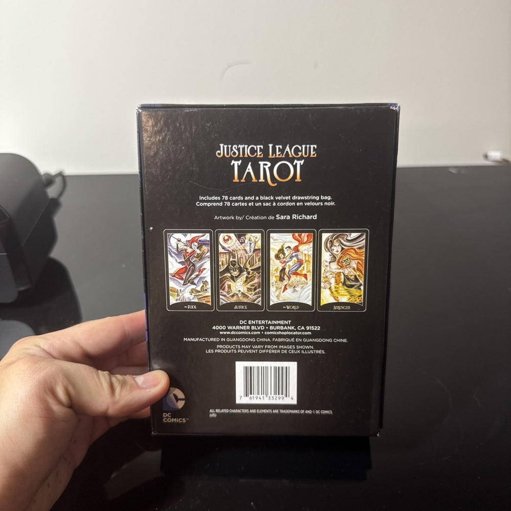 Justice League Tarot 2015 complete in box