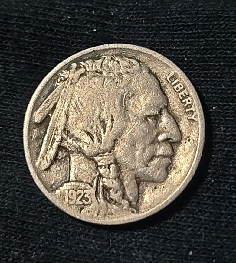 1923 S BUFFALO NICKEL VF