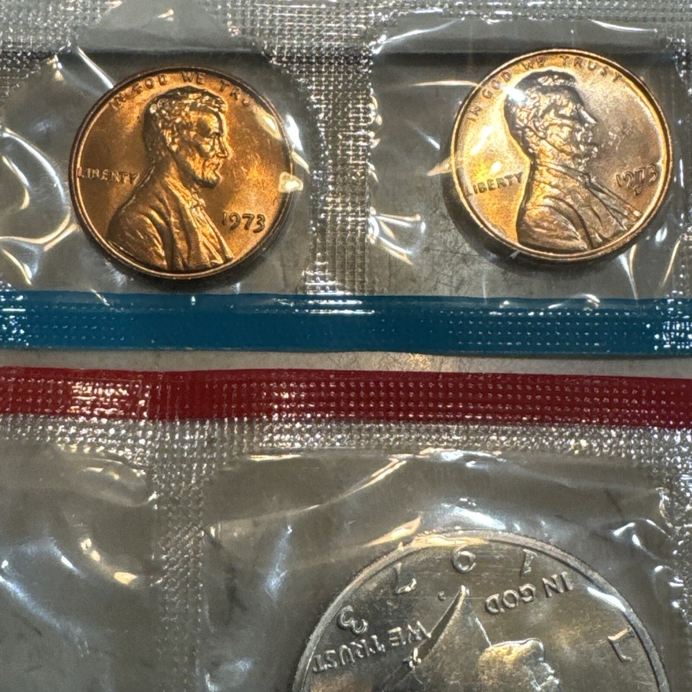 1973 Uncirculated Coin Set…. Missing ￼ The Eisenhower Dollars. ￼