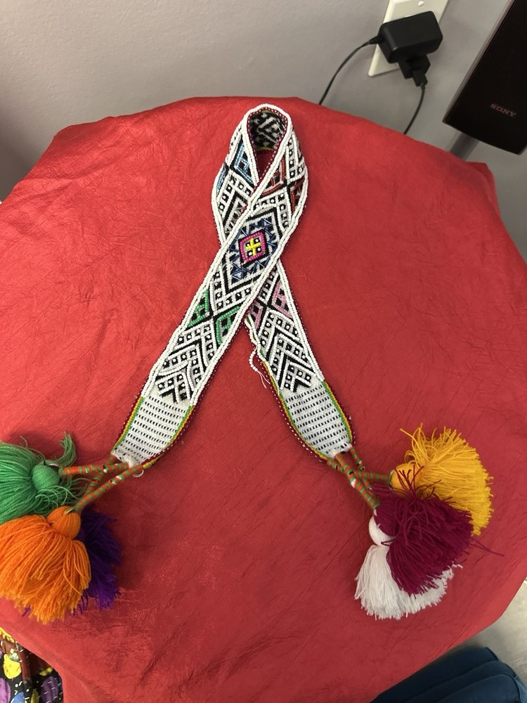 Authentic Peruvian Andean Hat Belt