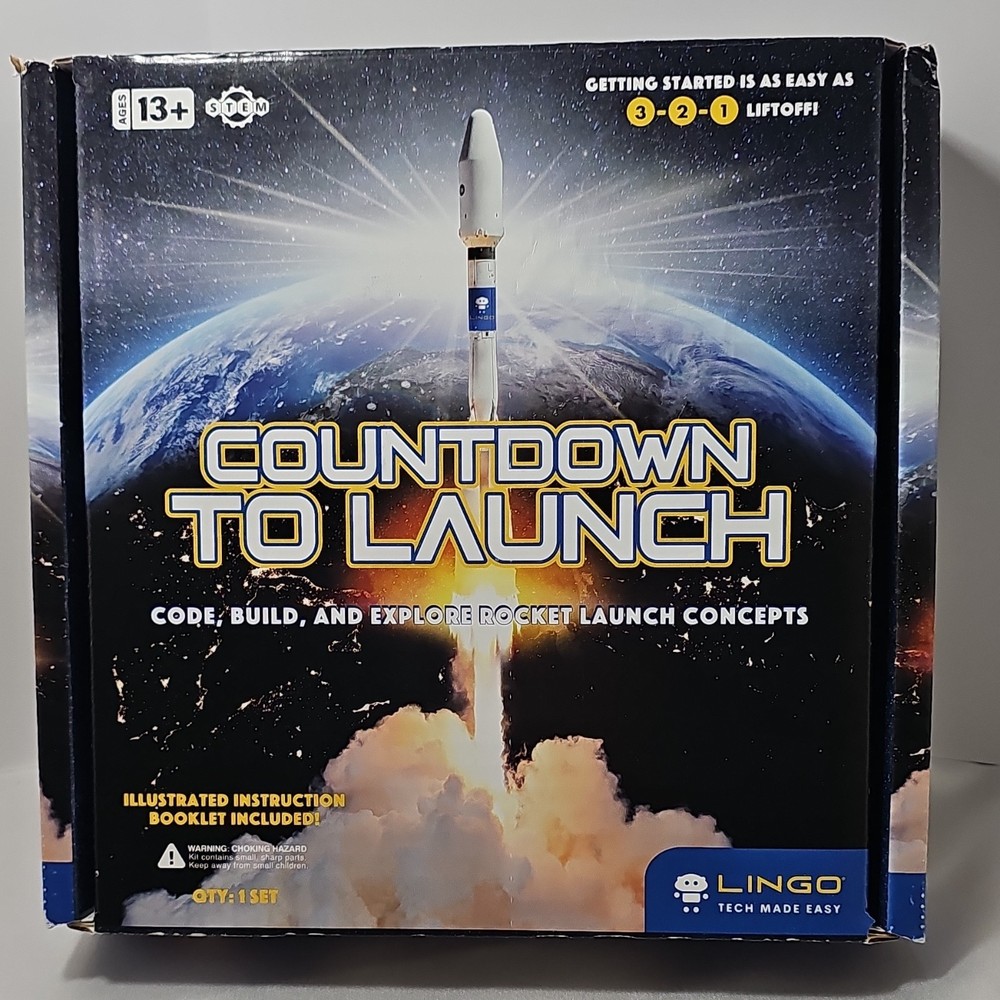 LINGO Countdown to Launch STEM Rocket Educational Kit with Electronic Components
